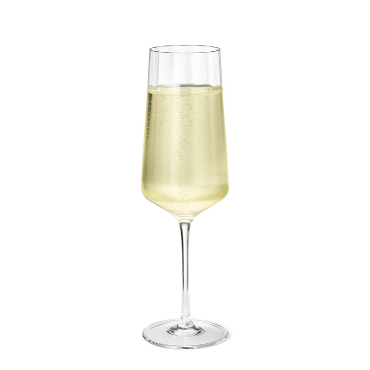Georg Jensen Bernadotte Champagneglas 6 stk. med champagne