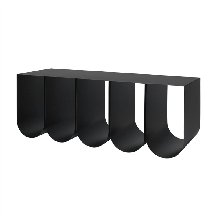 Kristina Dam Studio Curved Bench - Black