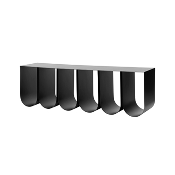 Kristina Dam Studio Curved Wall Shelf - Black