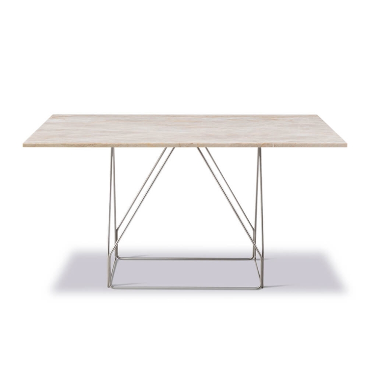 Fredericia Furniture JG Bord 140x140 - IVORY KVARTSIT