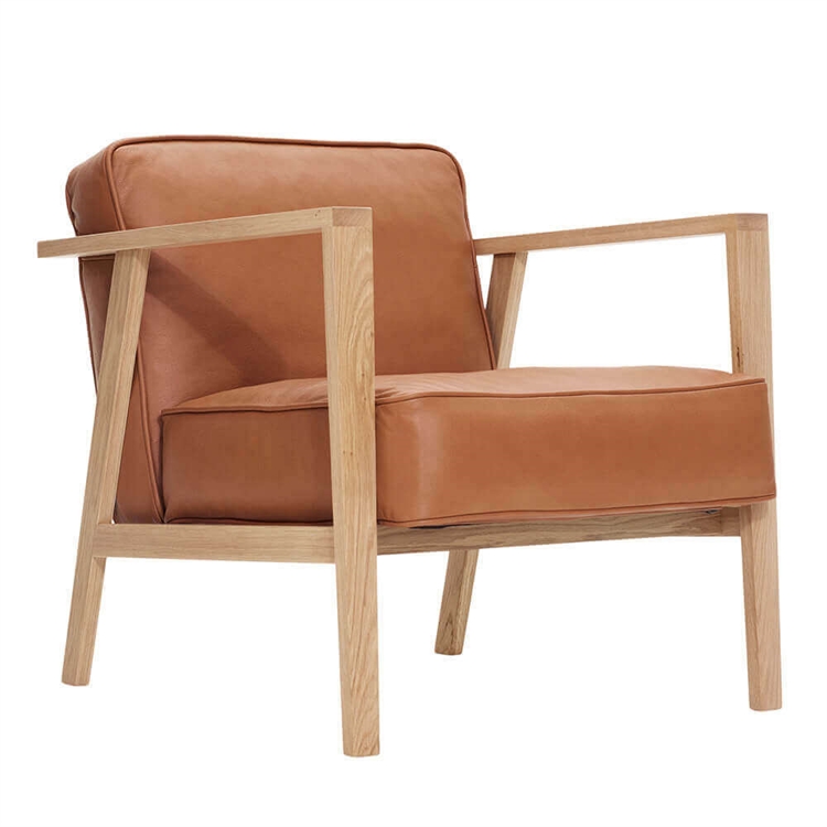 Andersen Furniture LC1 Loungestol - Eg, Cognac 4003