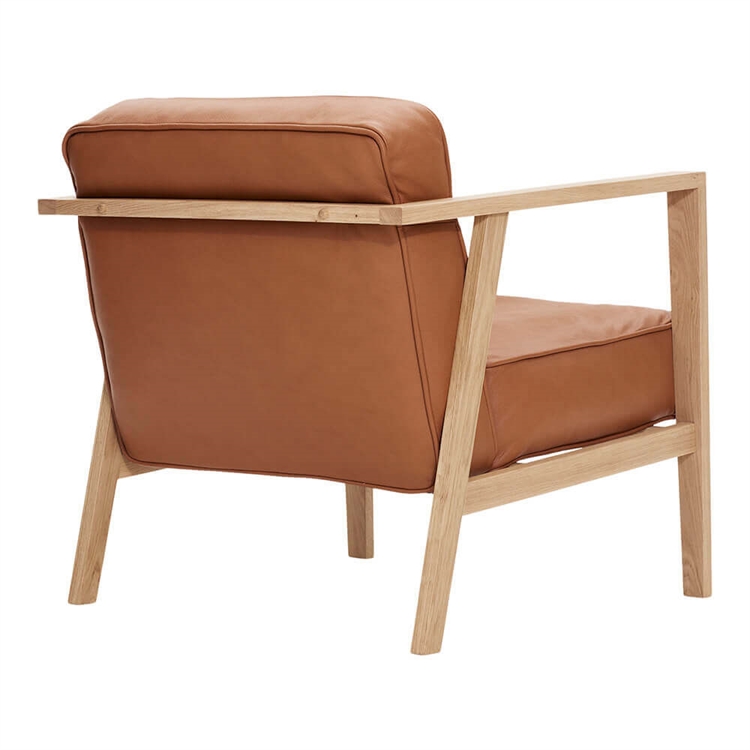 Andersen Furniture LC1 Loungestol - Eg, Cognac 4003 behind