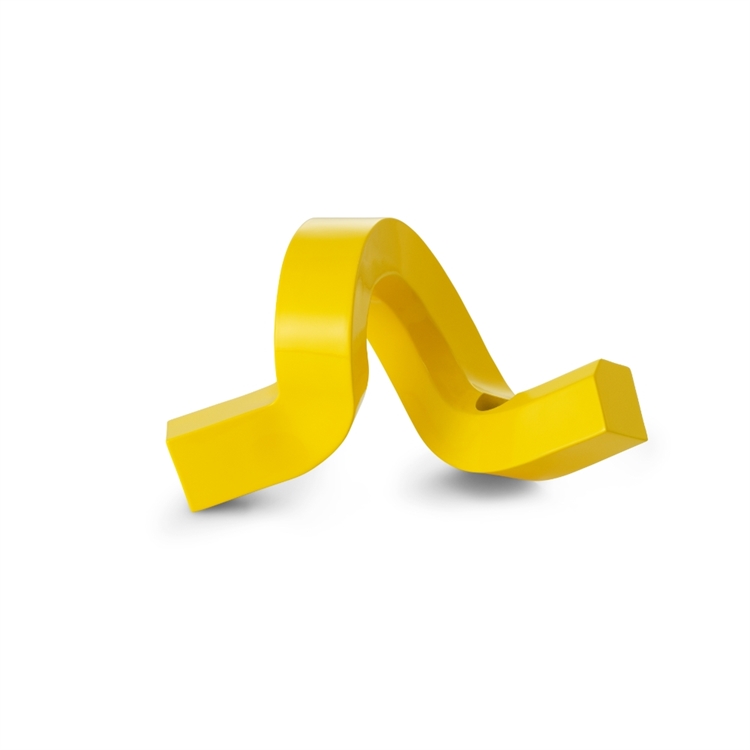 Normann Copenhagen Crooked One Lysestage - Yellow