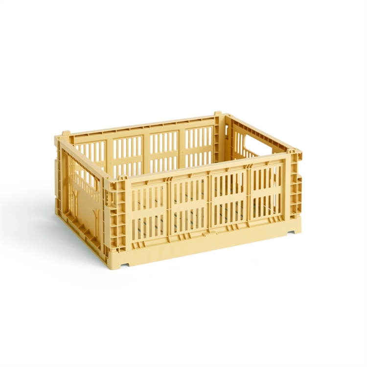 HAY Colour Crate Medium - Golden Yellow