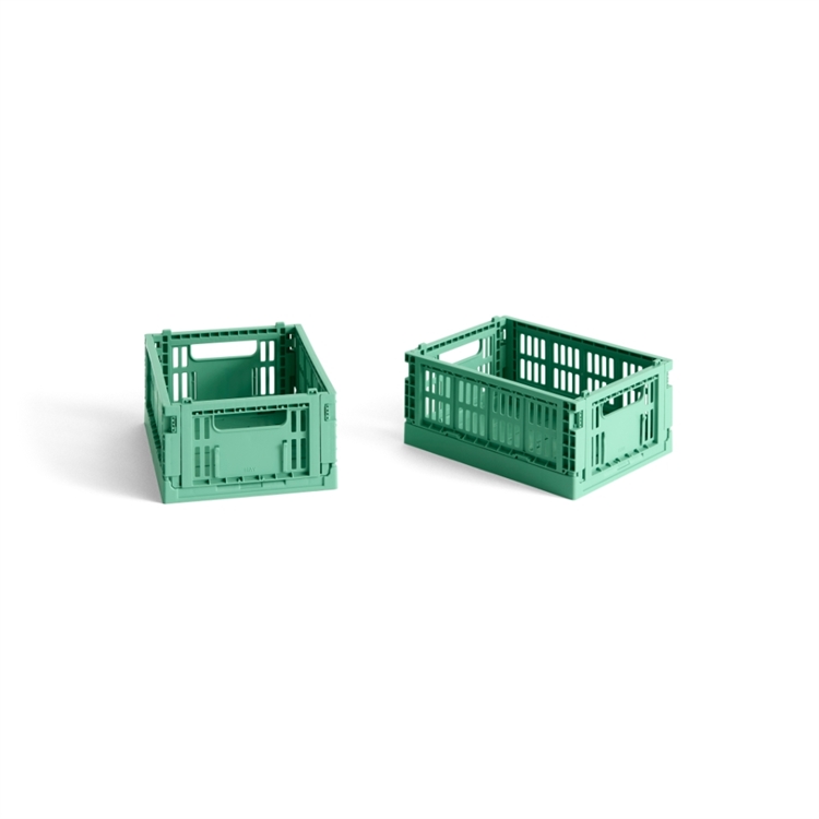 HAY Colour Crate Mini (2 stk.) - Dark Mint