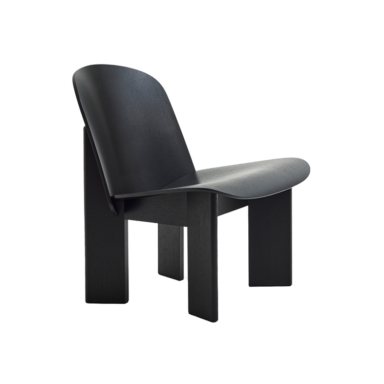 HAY Chisel Lounge Chair - Black 