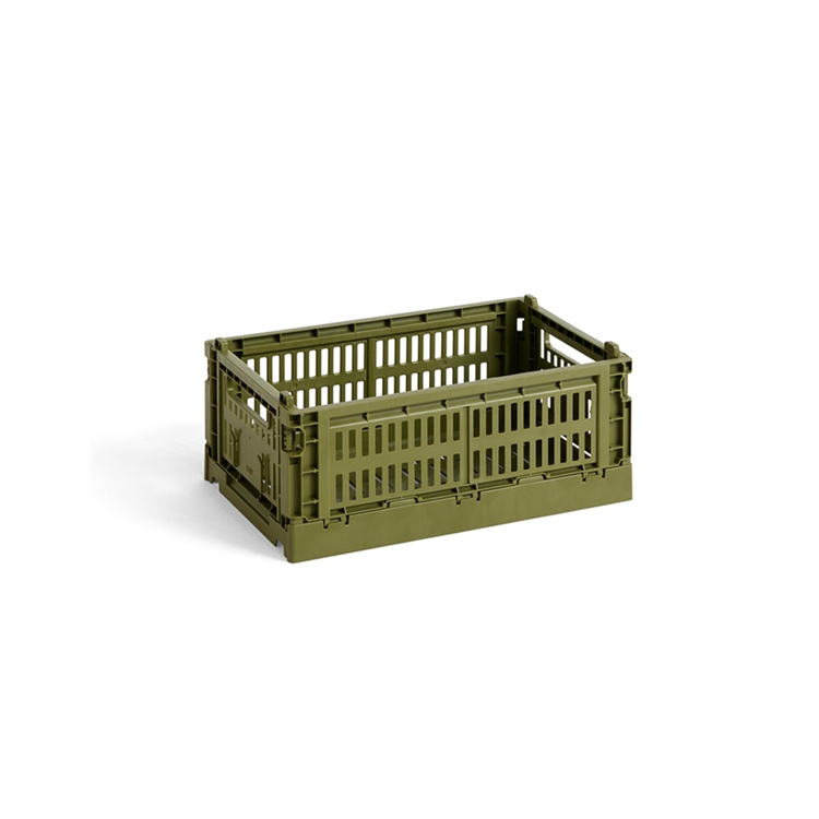 HAY Colour Crate Small - Olive 