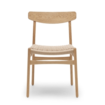 Carl Hansen & Søn CH23 Spisebordsstol - Olieret Eg/Naturflet