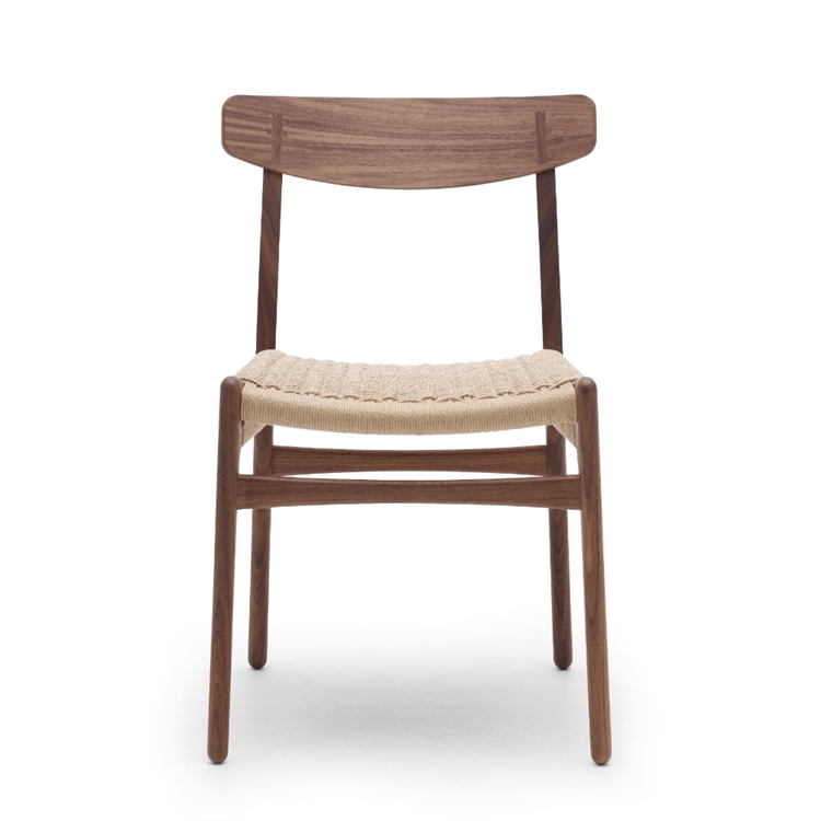 Carl Hansen & Søn CH23 Spisebordsstol - Olieret Valnød/Naturflet