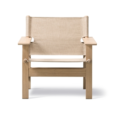 Fredericia Furniture The Canvas Chair 2031 - Oak Soap / Natural Canvas