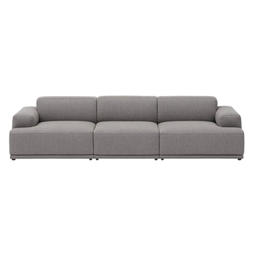 Muuto Muuto Connect Soft Modular 3 pers. sofa, konfiguration 1 -  re-wool 128