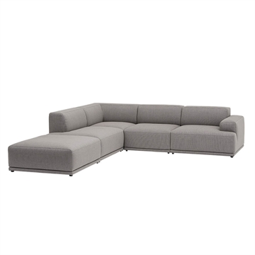 Muuto Connect Soft Modular hjørne sofa, konfiguration 1 -  re-wool 128