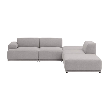 Muuto Connect Soft Modularhjørne sofa, konfiguration 3 -  clay 12