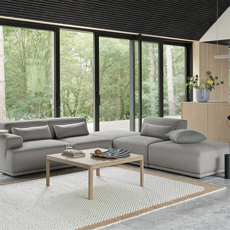 Muuto Connect Soft Modularhjørne sofa, konfiguration 3