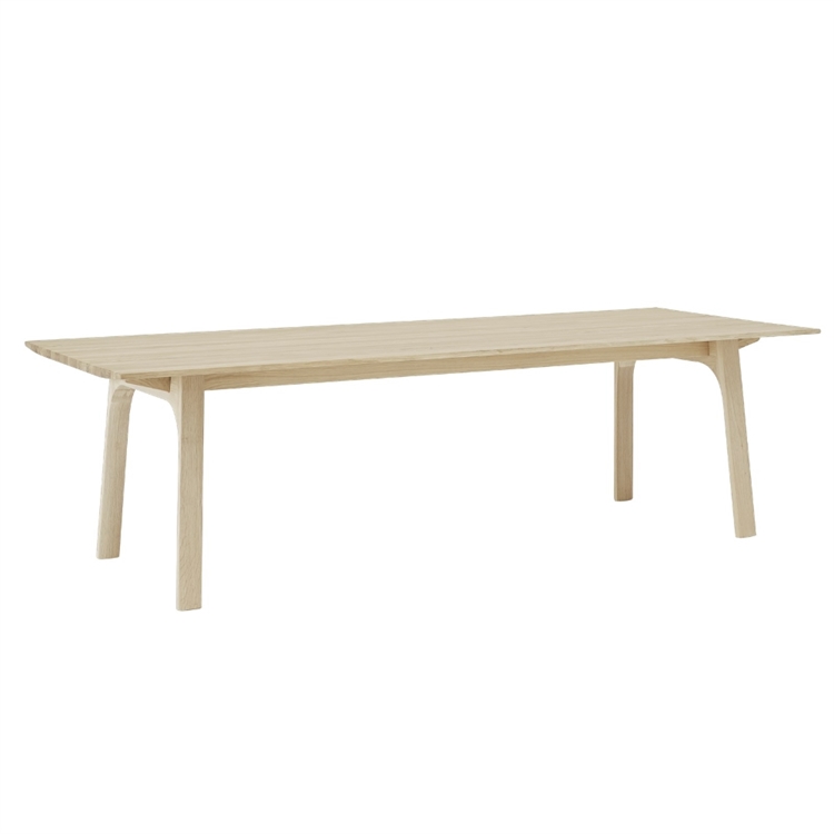 Muuto Earnest Extendable Table 260 x 100 - Olieret Eg, vinkel 2