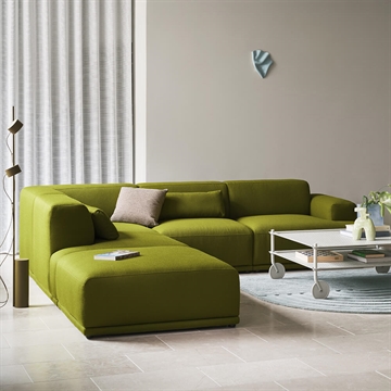 Muuto Connect Soft Modular hjørne sofa, konfiguration 1 -  i grøn