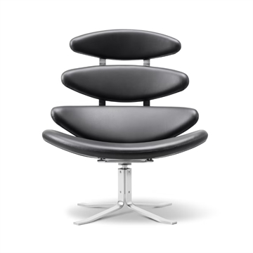 Fredericia Furniture Corona Chair Loungestol - Omni 301 Black