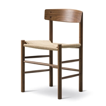 Fredericia Furniture J39 Folkestolen Spisebordsstol - Walnut Oil