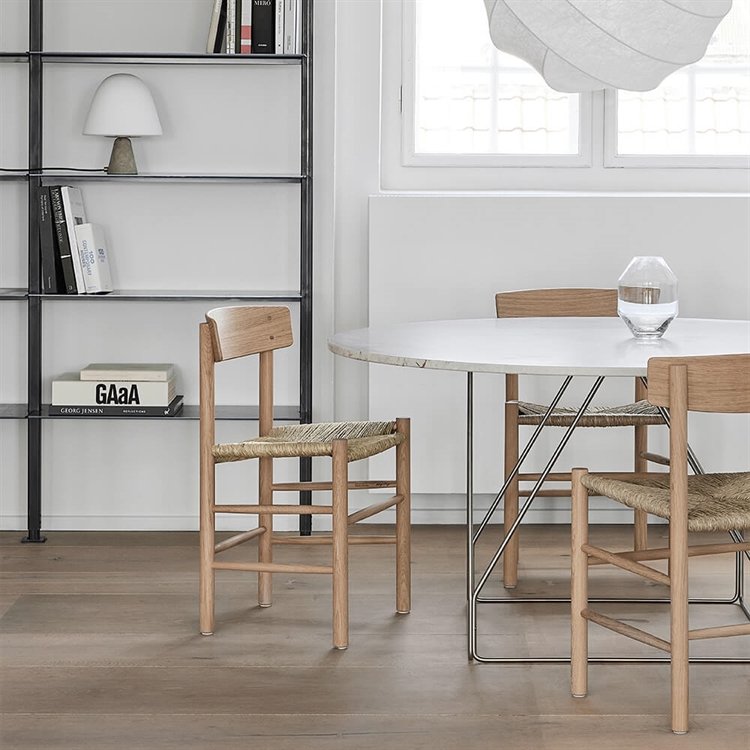 Fredericia Furniture JG Bord Ø140 hvid