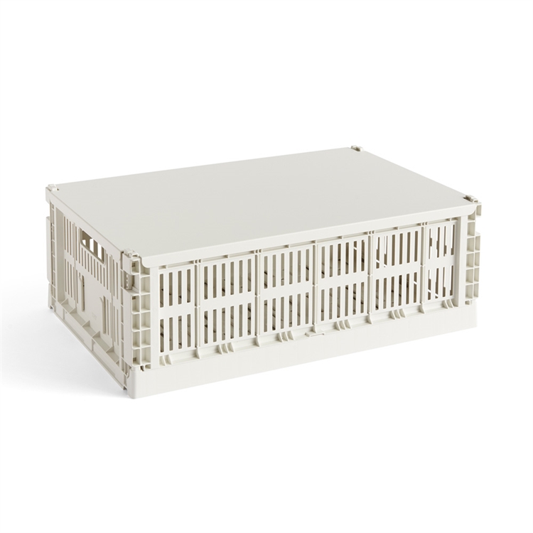 Hay Colour Crate Lid Large - Off-White