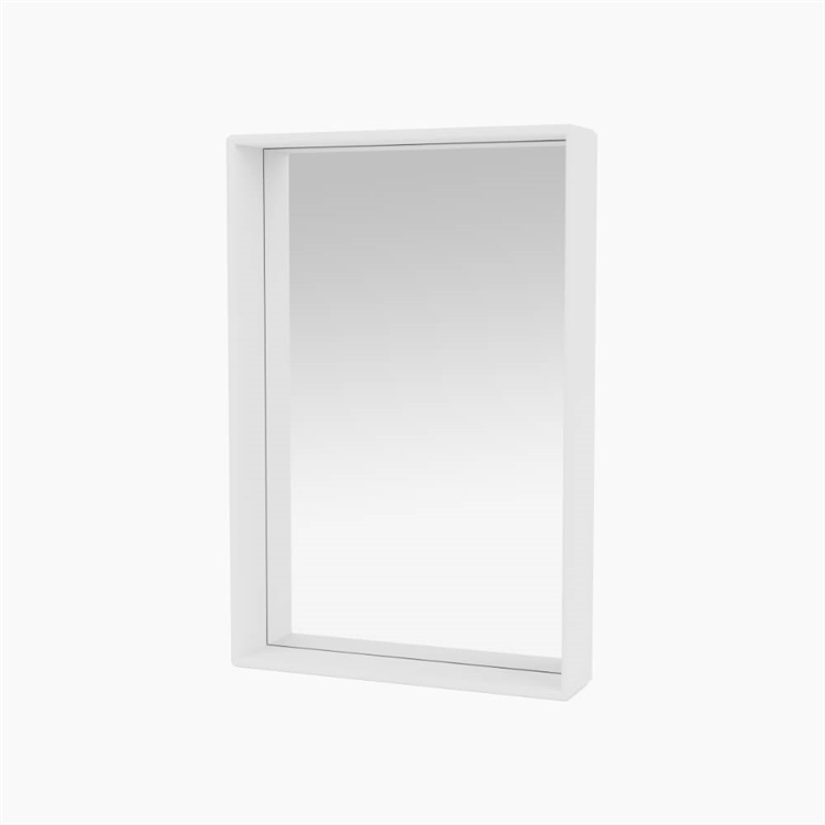 Montana SHELFIE Colour Frame Mirror - New White