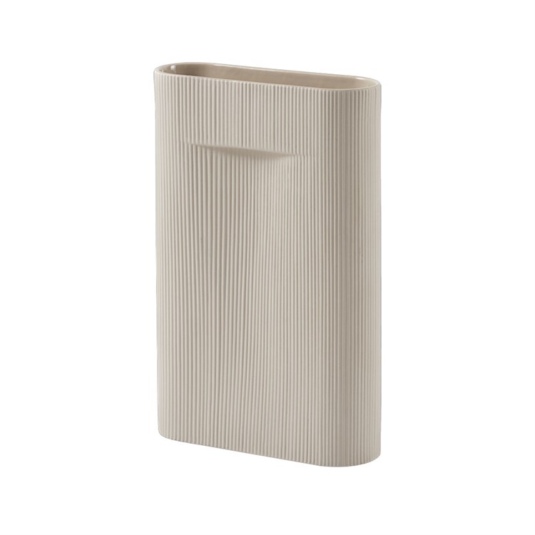 Muuto Ridge Vase H48,5 cm - Beige