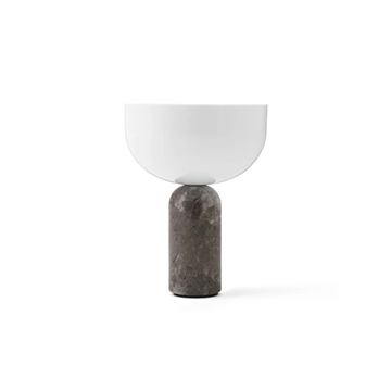 New Works Kizu Bordlampe Transporterbar - Gris Du Marais