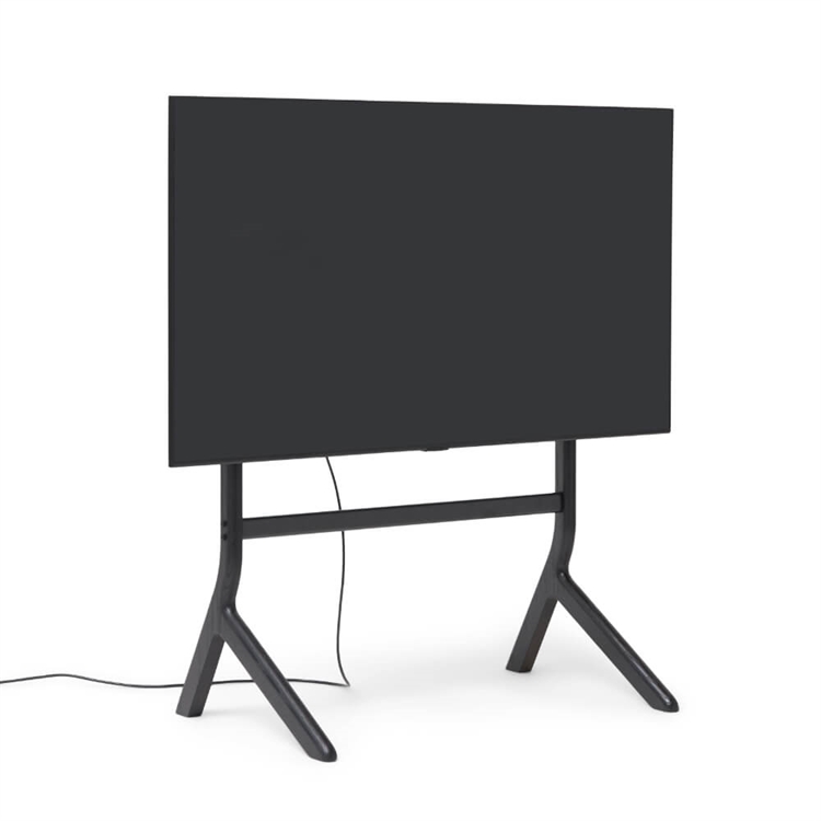 Pedestal Hopper TV-stander - Black Oak