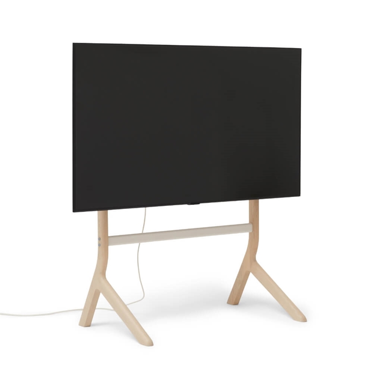 Pedestal Hopper TV-stander - Light Oak