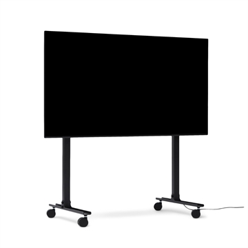 Pedestal Straight Rollin' TV-stander - Charcoal