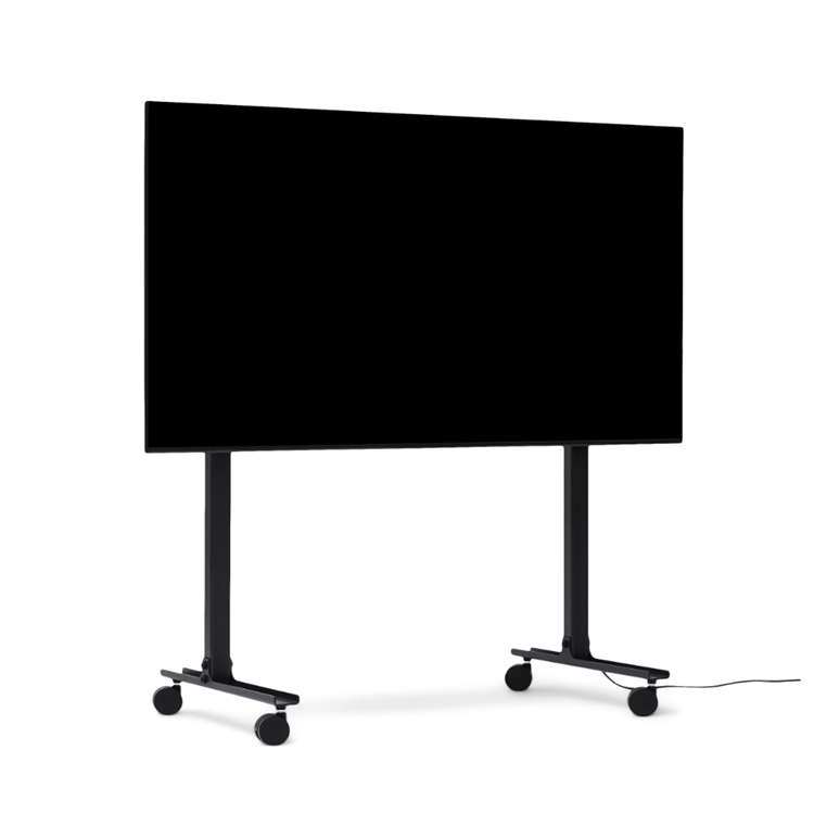 Pedestal Straight Rollin\' TV-stander - Charcoal