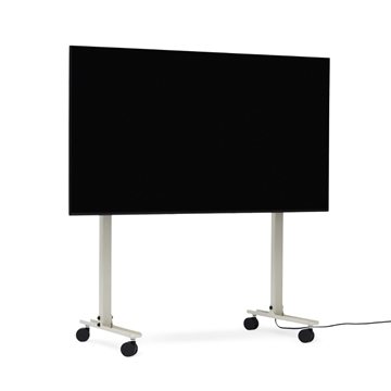 Pedestal Straight Rollin' TV-stander - Mushroom