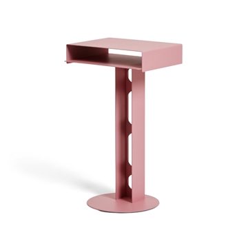 Pedestal Sidekick Table - Bubble Gum