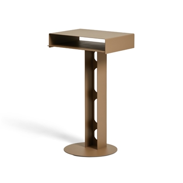 Pedestal Sidekick Table - Sandstorm