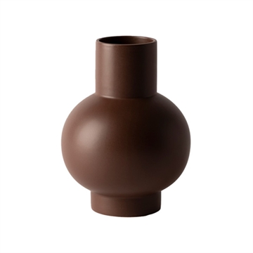 Raawii Strøm Vase Large - Chocolate