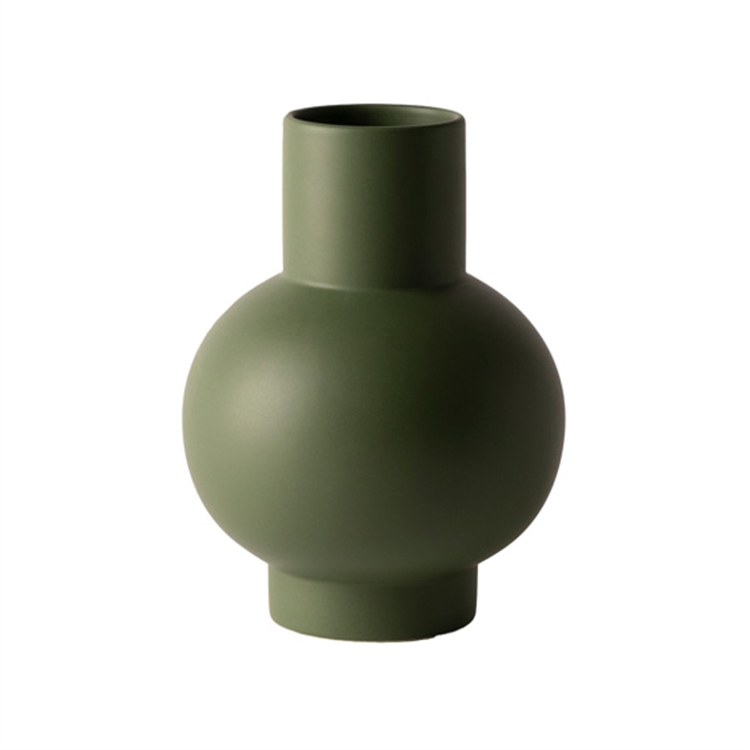 Raawii Strøm Vase Large - Deep Green