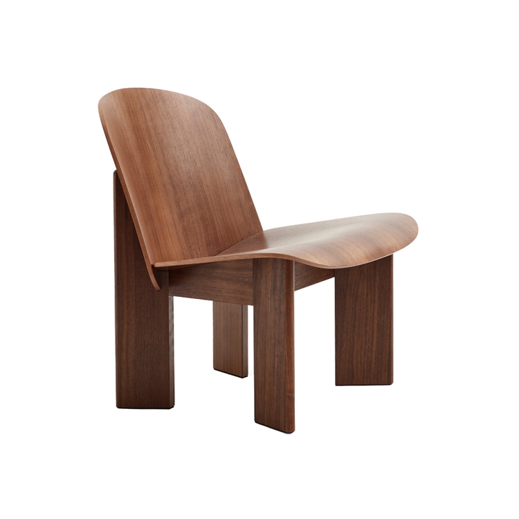 HAY Chisel Lounge Chair - Walnut 