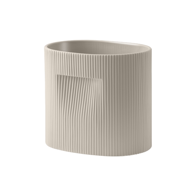 Muuto Ridge Planter H24 - Beige