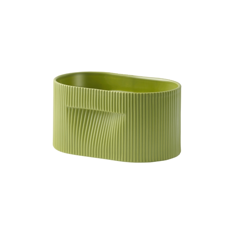 Muuto Ridge Planter H13 - Moss Green