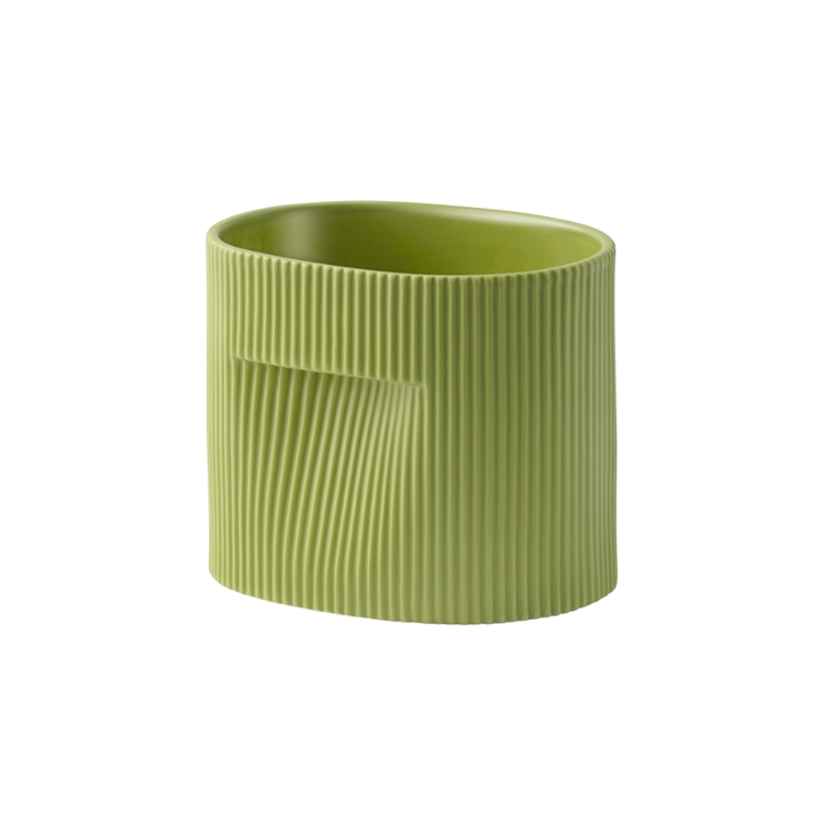 Muuto Ridge Planter H15 - Moss Green