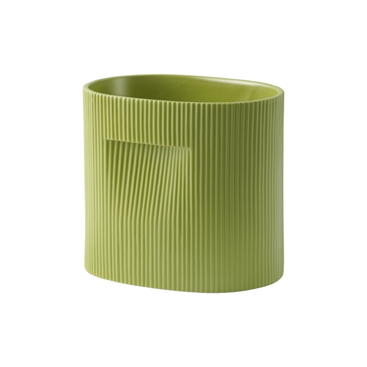 Muuto Ridge Planter H24 - Moss Green