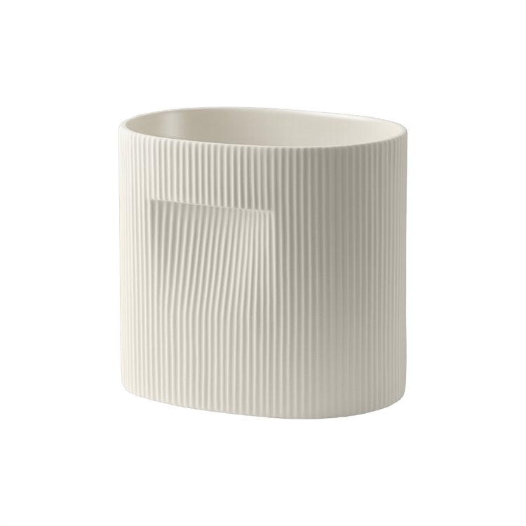 Muuto Ridge Planter H24 - Off-White