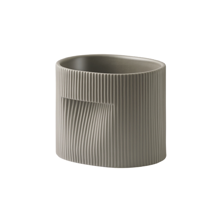 Muuto Ridge Planter H15 - Taupe