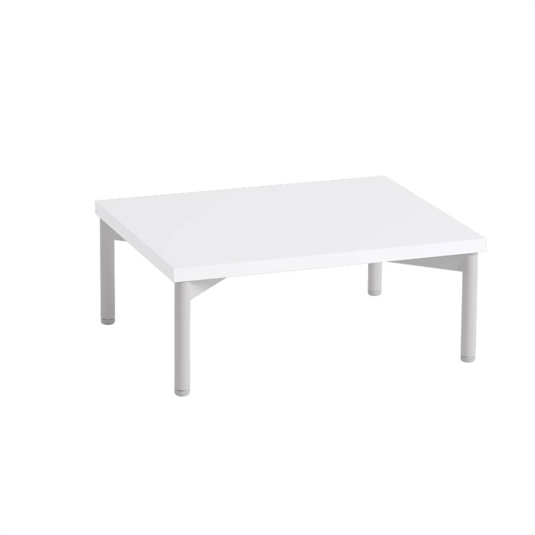 Muuto Stacked Podium m. Tube Base - 43,5 x 35 x 17 cm - White/Grey