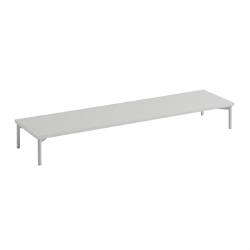 Muuto Stacked Podium m. Tube Base - 131 x 35 x 17 cm - Grey