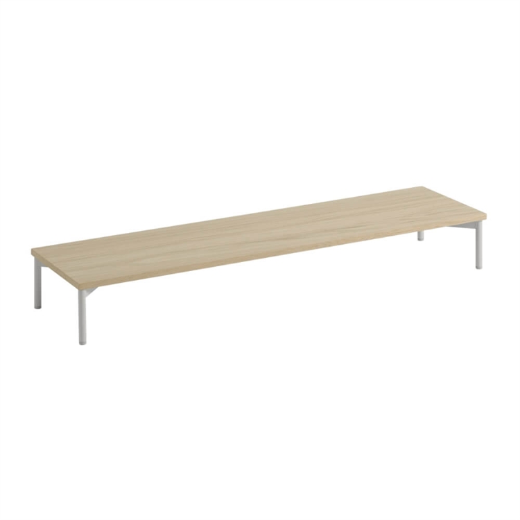 Muuto Stacked Podium m. Tube Base - 131 x 35 x 17 cm - Oak