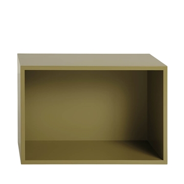 Muuto Stacked 2.0 Reol Med Bagside Large - Brown Green
