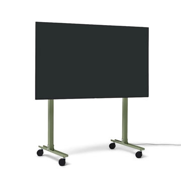 Pedestal Straight Rollin' TV-stander - Mossy Green