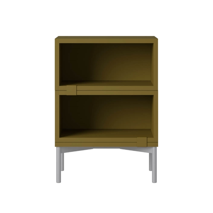 Muuto Stacked Sengebord Konfiguration 1 - Brown Green