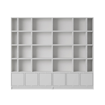 Muuto Stacked Bogreol Konfiguration 1 - Grey